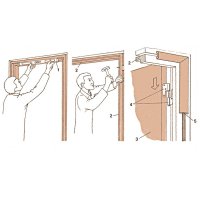 Как установить межкомнатную дверь своими руками – пошаговая инструкция 