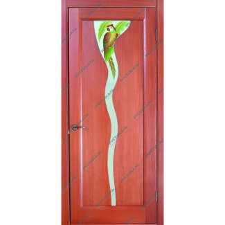 Дверное полотно 04 (Модерн) Натуральный шпон дуба