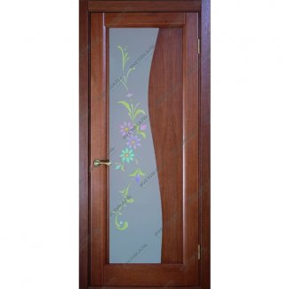 Дверное полотно 07 (Модерн) Натуральный шпон дуба