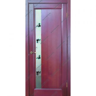 Дверное полотно 12 (Модерн) Натуральный шпон дуба