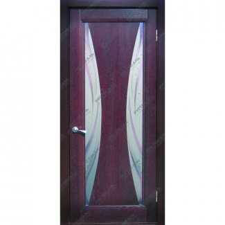 Дверное полотно 15 (Модерн) Натуральный шпон дуба