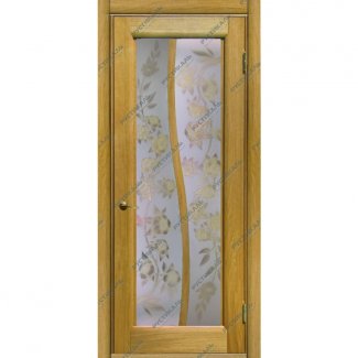 Дверное полотно 20в (Модерн) Натуральный шпон дуба