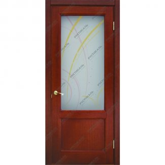Дверное полотно 27 (Модерн) Натуральный шпон дуба