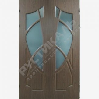 Дверное полотно Гардиан двустворчатая (МДФ облицованный пленкой ПВХ)    