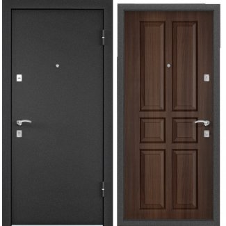 Входная дверь X3 МР Темно-серый букле графит / Орех норд СК2