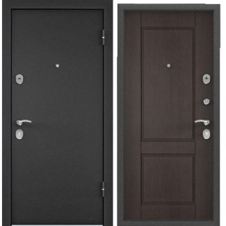 Входная дверь X5 МР Темно-серый букле графит / Дуб Угольный С6-1