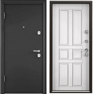 Входная дверь X3F МР Темно-серый букле графит / Беленый дуб СК2 