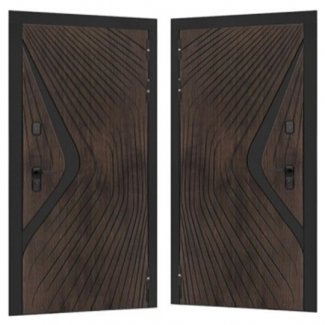 Входная дверь «Гретта П/П» (модель 9 см.), Дуб Коньяк