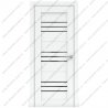 Дверное полотно 0616-СО.ЭКШ.ЯБ Серия «Пирамида»